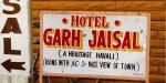Garh Jaisal Haveli Hotel, India, Hotel Sign