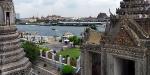 Chao Phraya River from Wat Arun Metropolitan Bangkok, Thailand, Chao Phraya River from Wat Arun