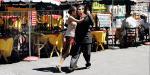 , Dance tango on the streets of Buenos Aires