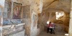 Le Grotte della Civita, Italy, Rock art in a cave opposite Matera