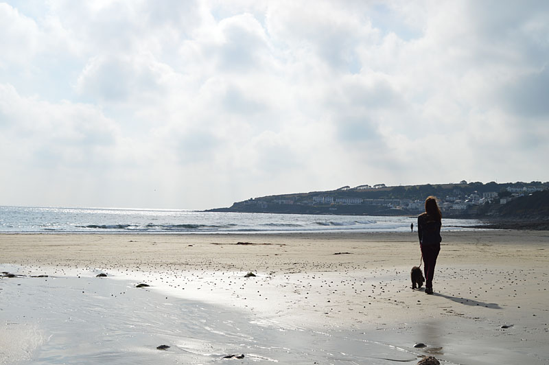 i-escape blog / Just back from dog-friendly hotels Cornwall / Porthcurnick Beach, Cornwall