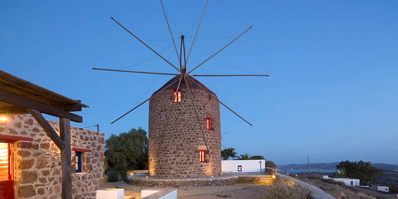 the i-escape blog / 10 cool and quirky places to stay from £27 a night / Milos Windmill