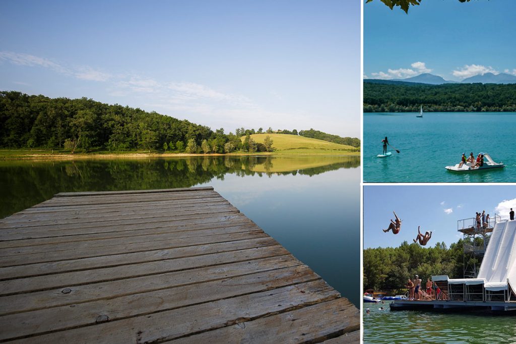 the i-escape blog / 12 amazing wild swimming spots in the UK & worldwide / Lakes Montbel, Carla-Bayle & Cavayère, France 