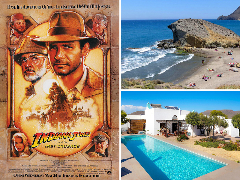 the i-escape blog / famous movie beaches / monsul beach, Indiana Jones, little agave